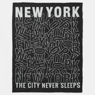 cobertores de frota da Tipografia de Nova York
