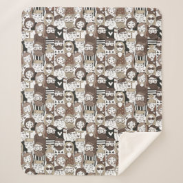 cobertores de padrões do hipster