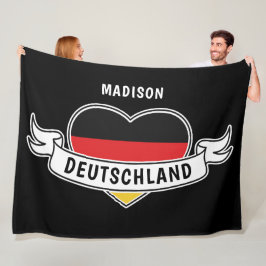 cobertores do nome personalizado do Amor Alemão