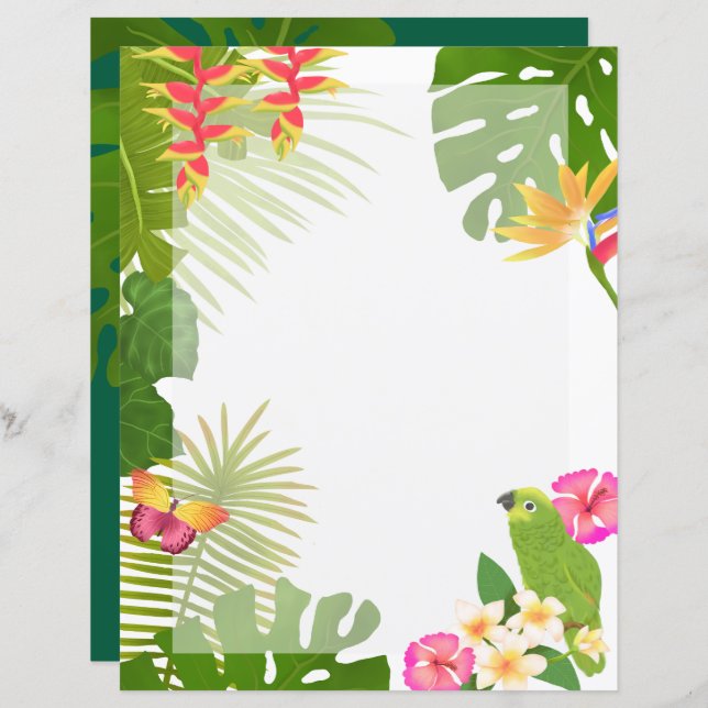 Cobertura Branca do Paraíso Tropical (Frente/Verso)