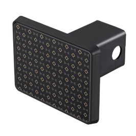 Cobertura Para Engate De Reboque Padrão de Diamante do Disco do ouro