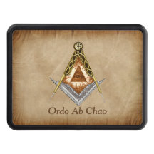 Quadrado desenhado à Mão e Compasso com Todos os O