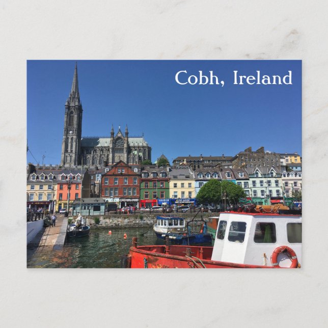 Cobh, County Cork, Irlanda Cartão postal 3 (Frente)