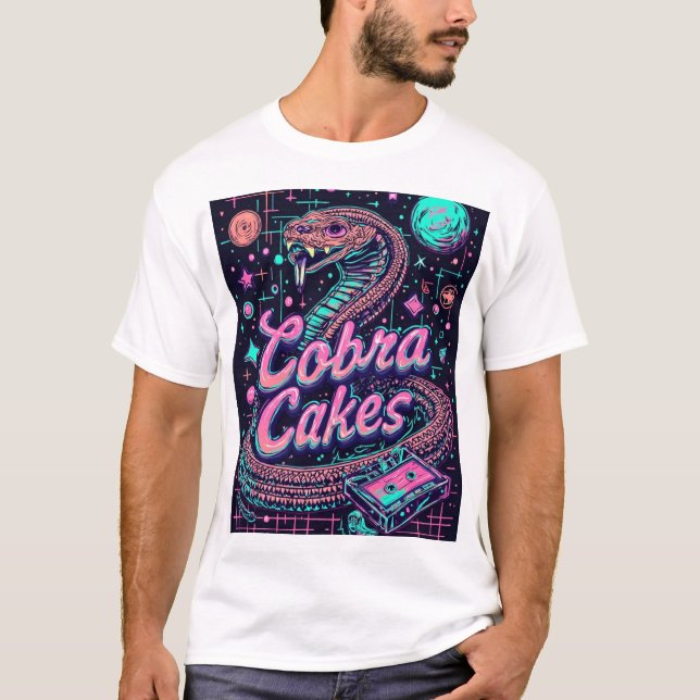 Cobra Cakes Camiseta Vintage 80's (Frente)