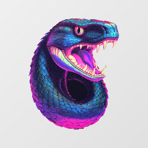 Cobra Cobra no estilo estético Vaporwave