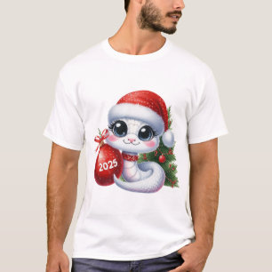 Cobra de Natal 2025 Design de Camisa de Natal