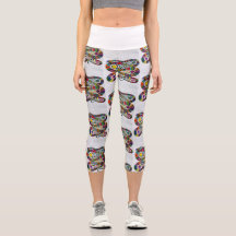 Cobras Coloridos Alta Capris Isenta