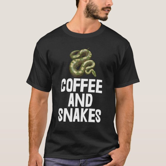 Cobras de Café Python Camisetas Esvoaçantes Cobra (Frente)