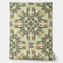 Cobras Verdes Floral Mandala Fantasia Botânica Art