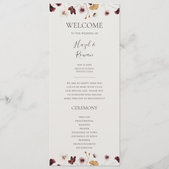 Cobre Burgundy | Programa Casamento de Beige (Frente)
