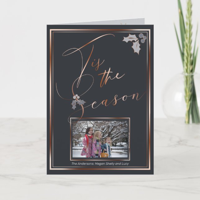 Cobre Dusty Blue Esta é a estação do seu Cartão co (Frente)