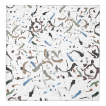 Cobrir Abstrato Duvet moderno elegante