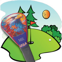Cobrir DA CABEÇA GOLF - Águia Patriótica + EUA e M
