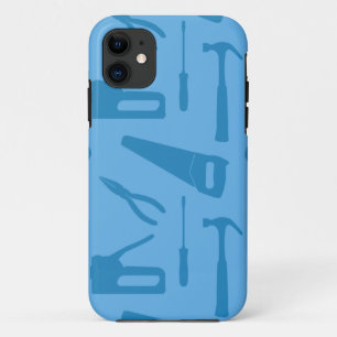 cobrir de capas de iphone de ferramentas azuis