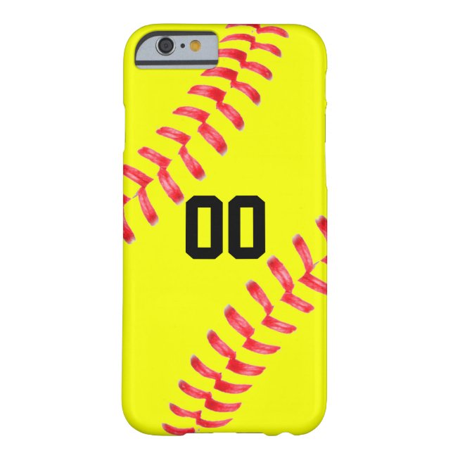 Cobrir de capas de iphone Personalizada de Softbal (Verso)