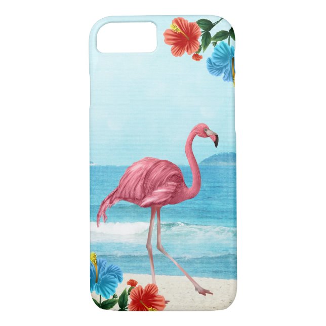 Cobrir de capas de iphone tropical Flamingo (Verso)