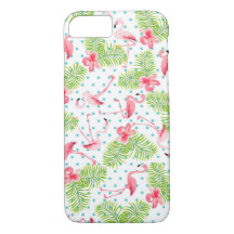 Cobrir de capas de iphone tropical Flamingo