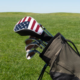 Cobrir de Golf do Motorista de Bandeira Americano