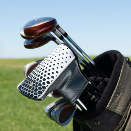 Cobrir de Golfe do Putter da Hexagon Polka