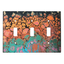 cobrir de interruptor de luz com design abstrato