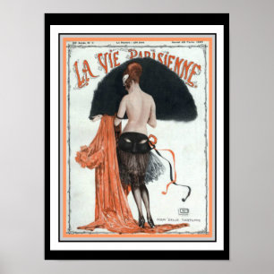 Cobrir de La Vie Parisienne Vintage Poster 12 x 16