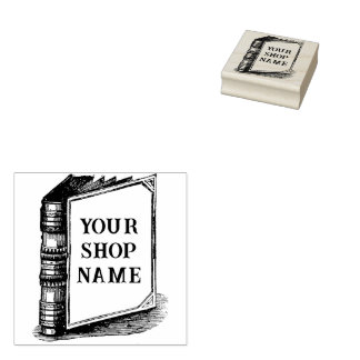 Cobrir de Livro Personalizado Carimbo de Borracha