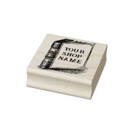 Cobrir de Livro Personalizado Carimbo de Borracha 