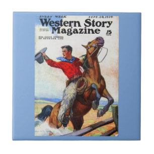 cobrir de revista Western Story 1924