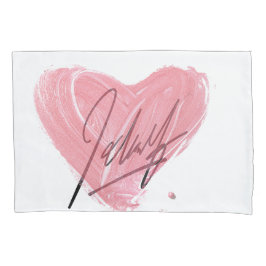 Cobrir de Travesseiro do Coração Artístico