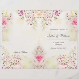 Cobrir do Boho Vintage Floral de Watercolor