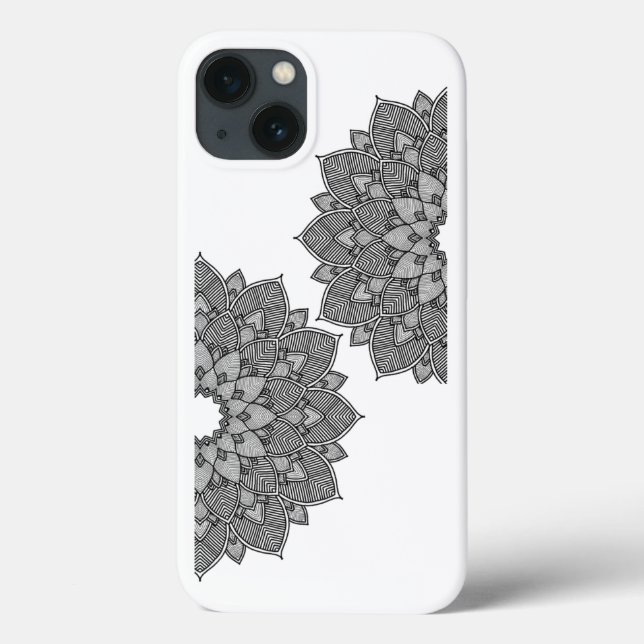 Cobrir do iPhone de Mandala - Estilo Boho (Verso)