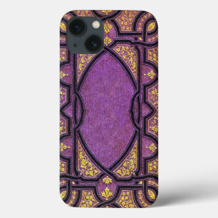 Cobrir do Livro das Vinhas Roxo e Dourado