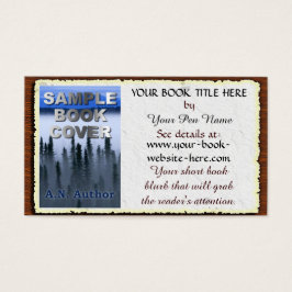 Cobrir do Livro de Promoção do Escritor/Autor: Doc