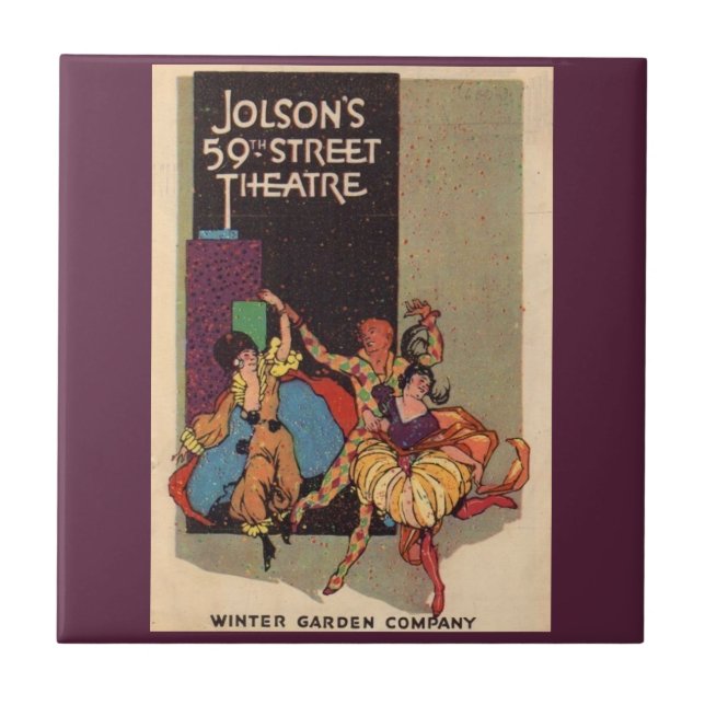 cobrir do playbill do Al Jolson de 1923 (Frente)