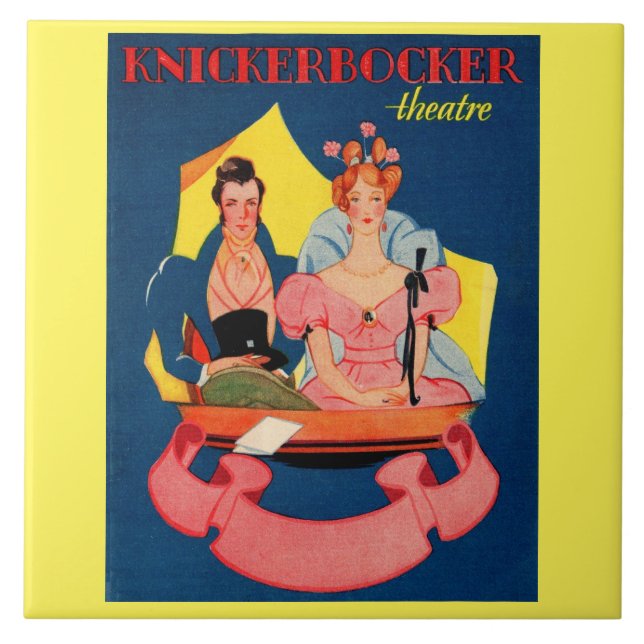 cobrir do playbill do Teatro do Knickerbocker (Frente)
