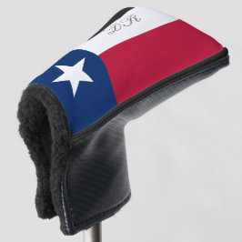 Cobrir do putter do golfe da bandeira de Texas com