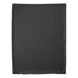 Cobrir Duvet de Tamanho Gêmeo Preto