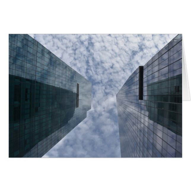 Cobrir em nuvem, cartão (Frente Horizontal)