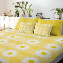 Cobrir Floral Duvet Amarelo Verificado
