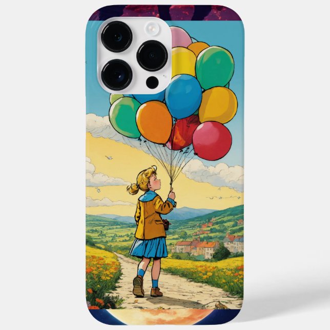 cobrir iPhone 14 Pro Max de menina do belo (Verso)