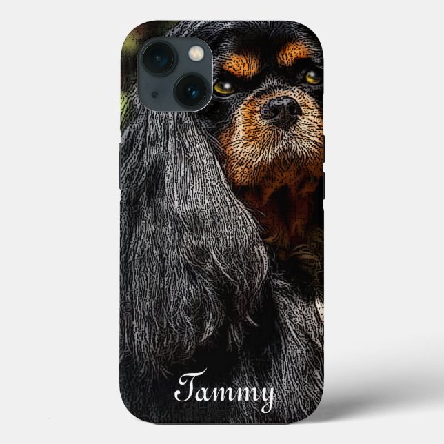 cobrir iphone, cavalier spaniel, iPhone 11 Capas (Verso)