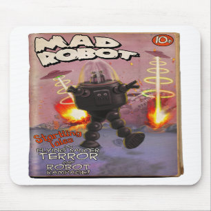 Cobrir louco Mousepad da polpa do robô