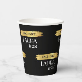 Cobrir preto negro da revista de aniversário moder