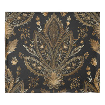 Cobrir Real de luxo negro e Dourado