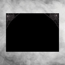 Cobwebs Pretos e Gótico de Halloween Fantasma de F