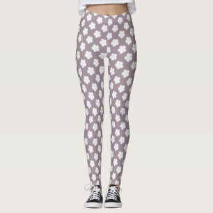 Cocha Brown Eyelet Leggings femininas