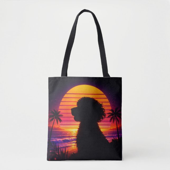 Cockapoo Tote bag - Retro Cockapoo Dog Lover Gift (Frente)