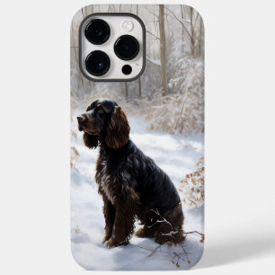 Cocker Spaniel Deixe-o nevar no Natal
