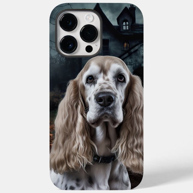 Cocker Spaniel Halloween Scary (Verso)
