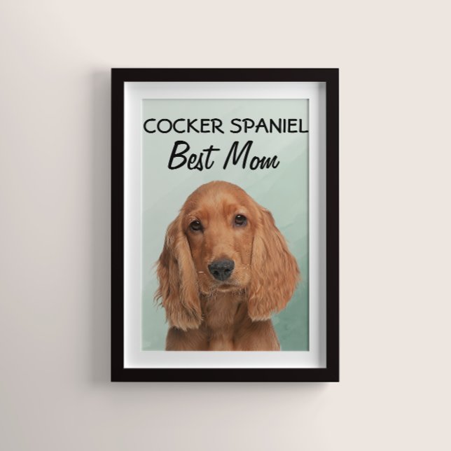 Cocker Spaniel Melhor Poster da Mãe (Criador carregado)